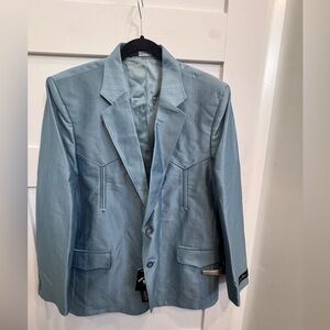 Stylish Sky Blue Men's Blazer